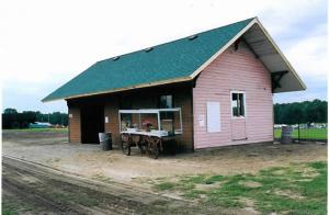 Depot shortly after being moved