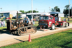 Caterpiller pulling