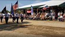 Honor Guard starting parade of power