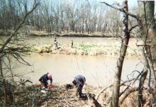 Recovering the Avery from the river