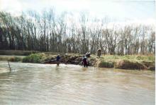 Recovering the Avery from the river