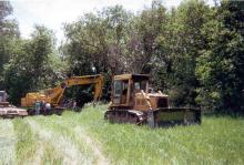 Recovering the Avery from the river