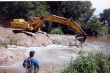 Recovering the Avery from the river