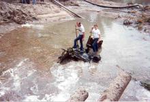 Recovering the Avery from the river