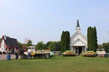 Gas Station and Church